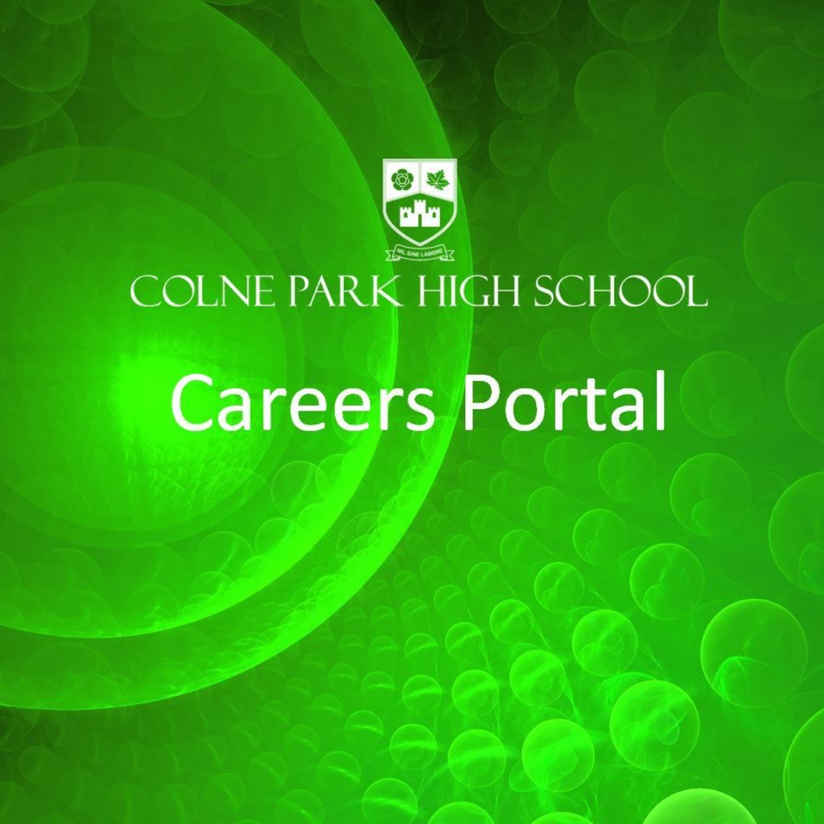 Colne Park High School - New Careers Portal Launched...