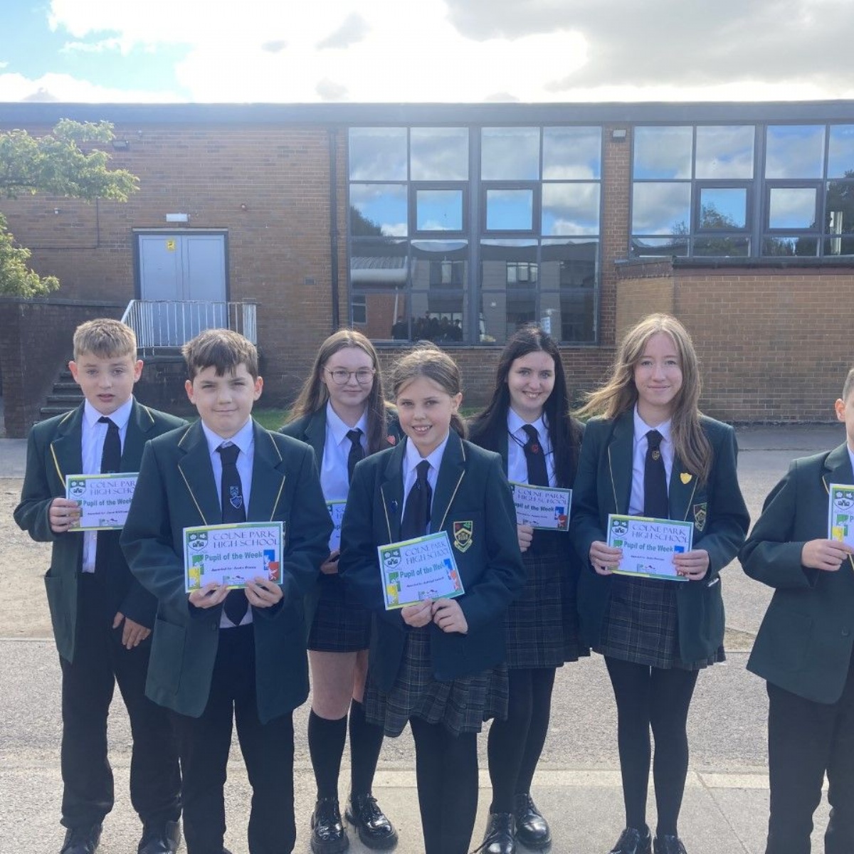 Colne Park High School Pupils Of The Week 