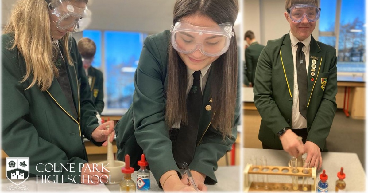 Colne Park High School - Smiles in Science!